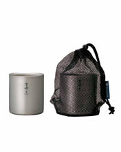 Load image into Gallery viewer, TITANIUM DOUBLE WALL H300 STACKING MUG - SNOW PEAK