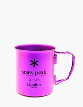 Load image into Gallery viewer, TITANIUM SINGLE WALL 450 COLOURED MUG - SNOW PEAK