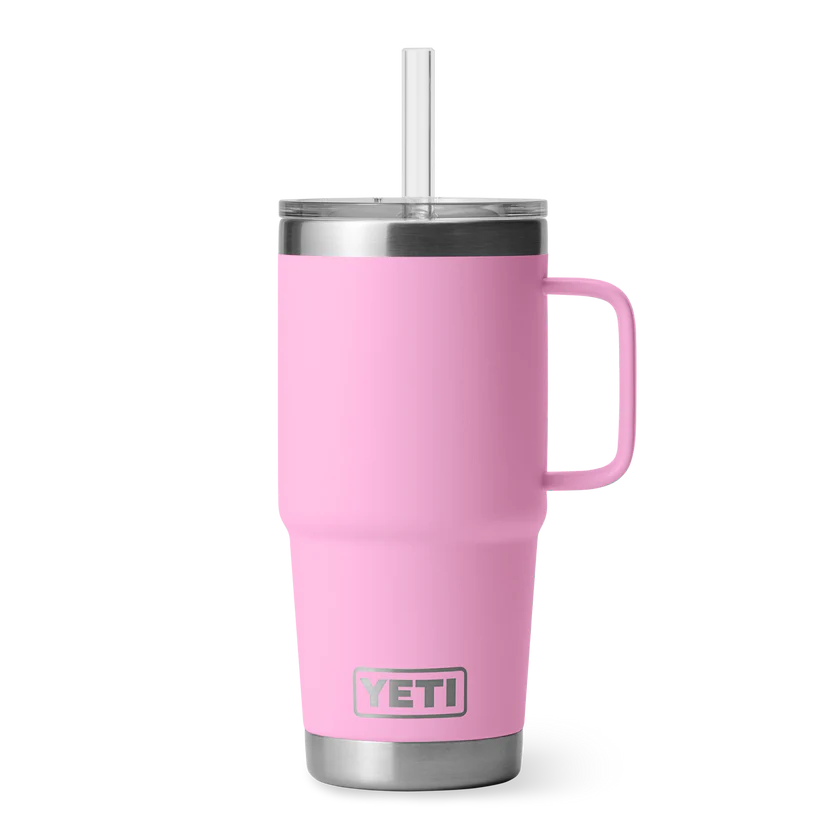 Rambler straw mug 25oz - power pink