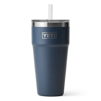 Rambler 26oz  straw cup - navy