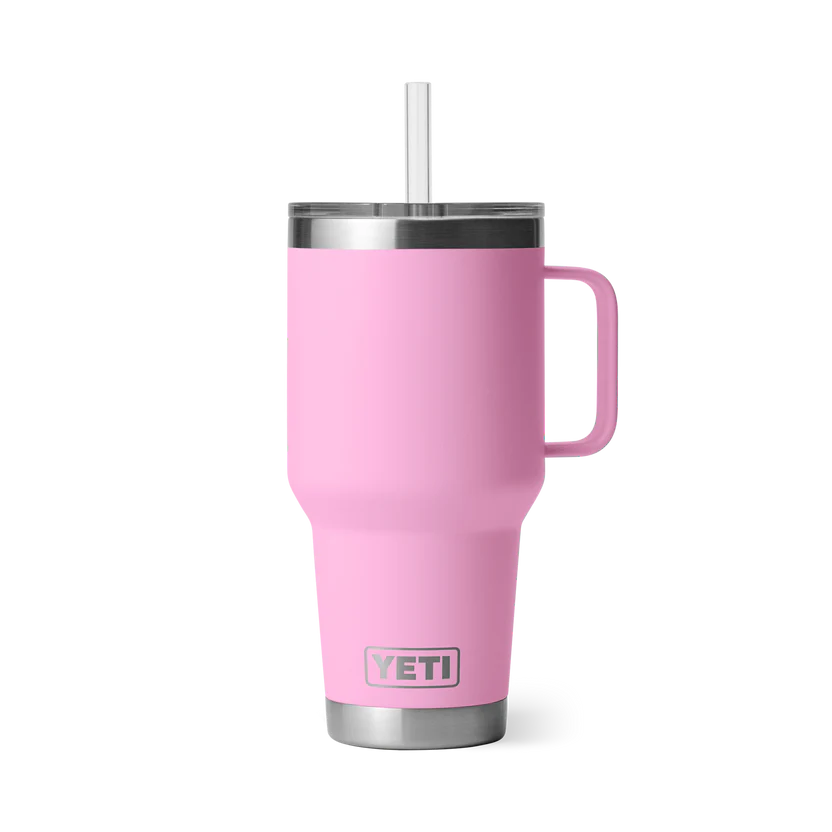 Rambler straw mug 35oz - power pink