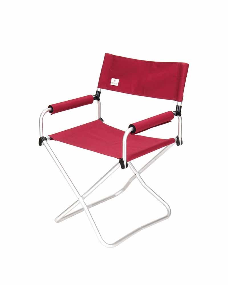 FOLDING CHAIR WIDE IN RED - SNOW PEAK