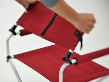 Load image into Gallery viewer, FOLDING CHAIR WIDE IN RED - SNOW PEAK
