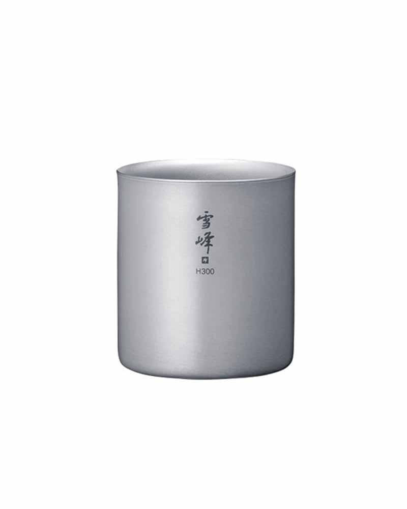 TITANIUM DOUBLE WALL H300 STACKING MUG - SNOW PEAK
