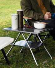 Load image into Gallery viewer, STAINLESS STEEL MY TABLE - SNOW PEAK
